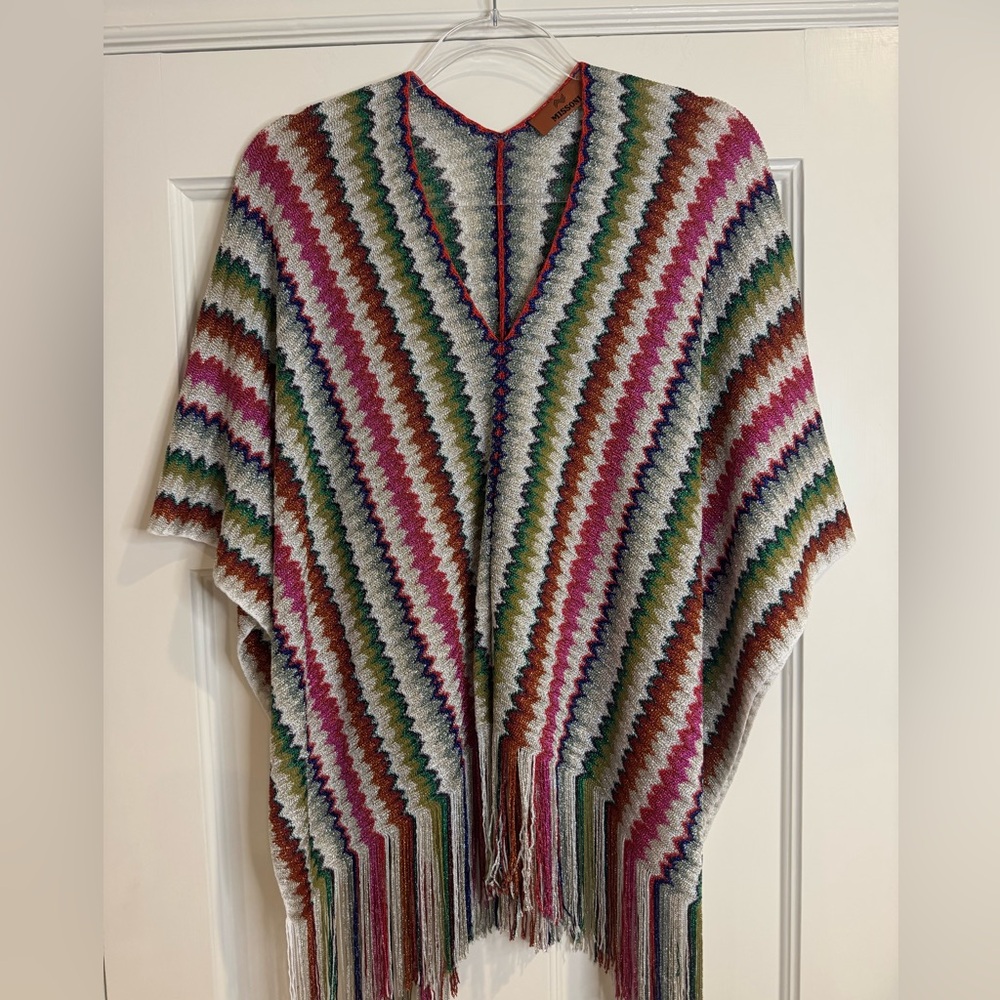Missoni Vibrant Chevron Poncho